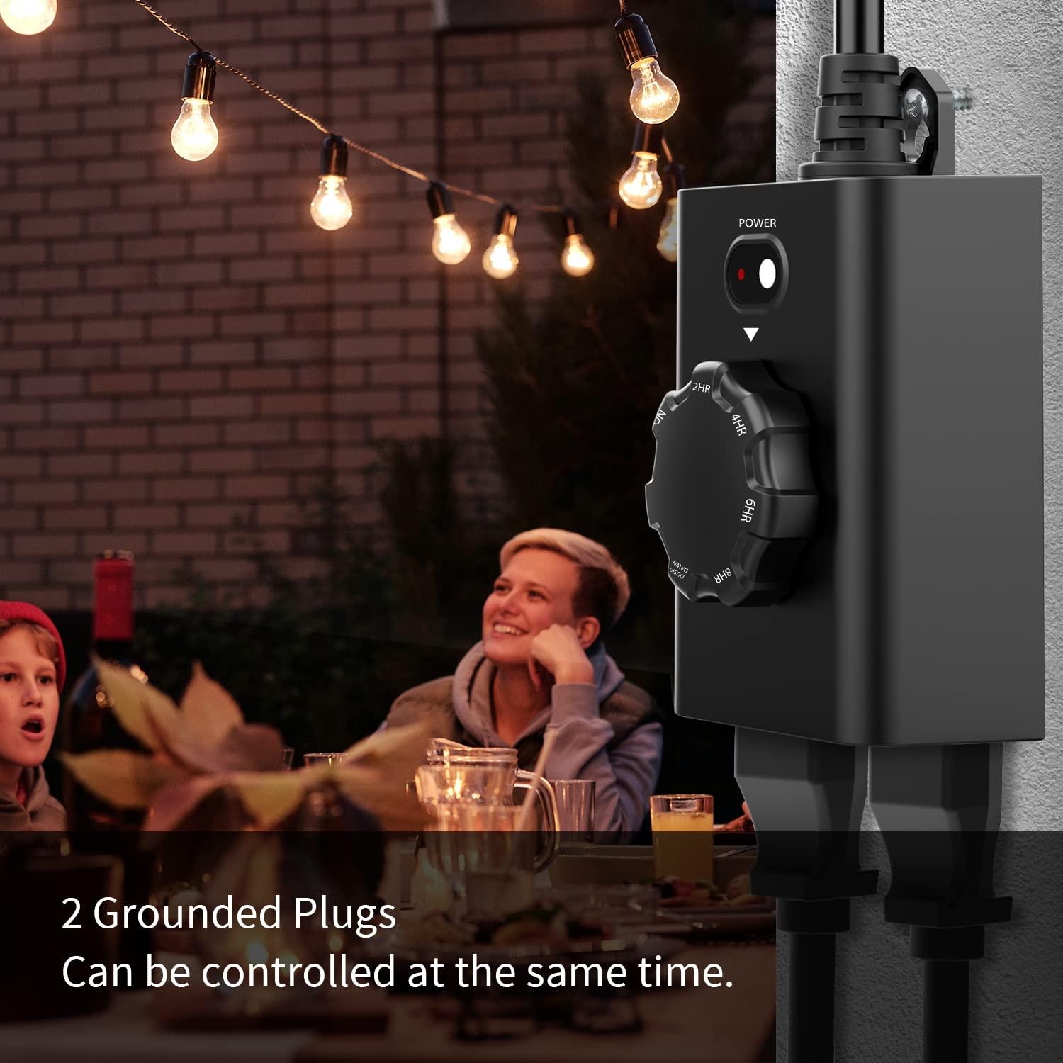 Temporizador Exterior Minoston MP41T 2 Salidas 2 Paquete