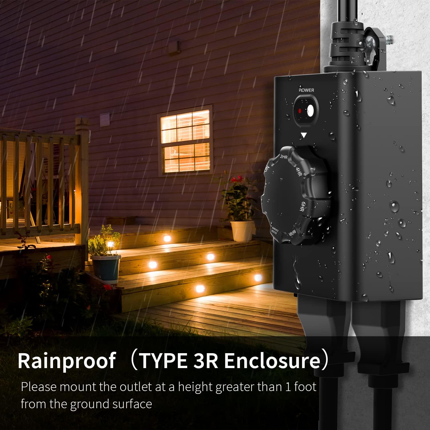 Temporizador Exterior Minoston MP41T 2 Salidas 2 Paquete