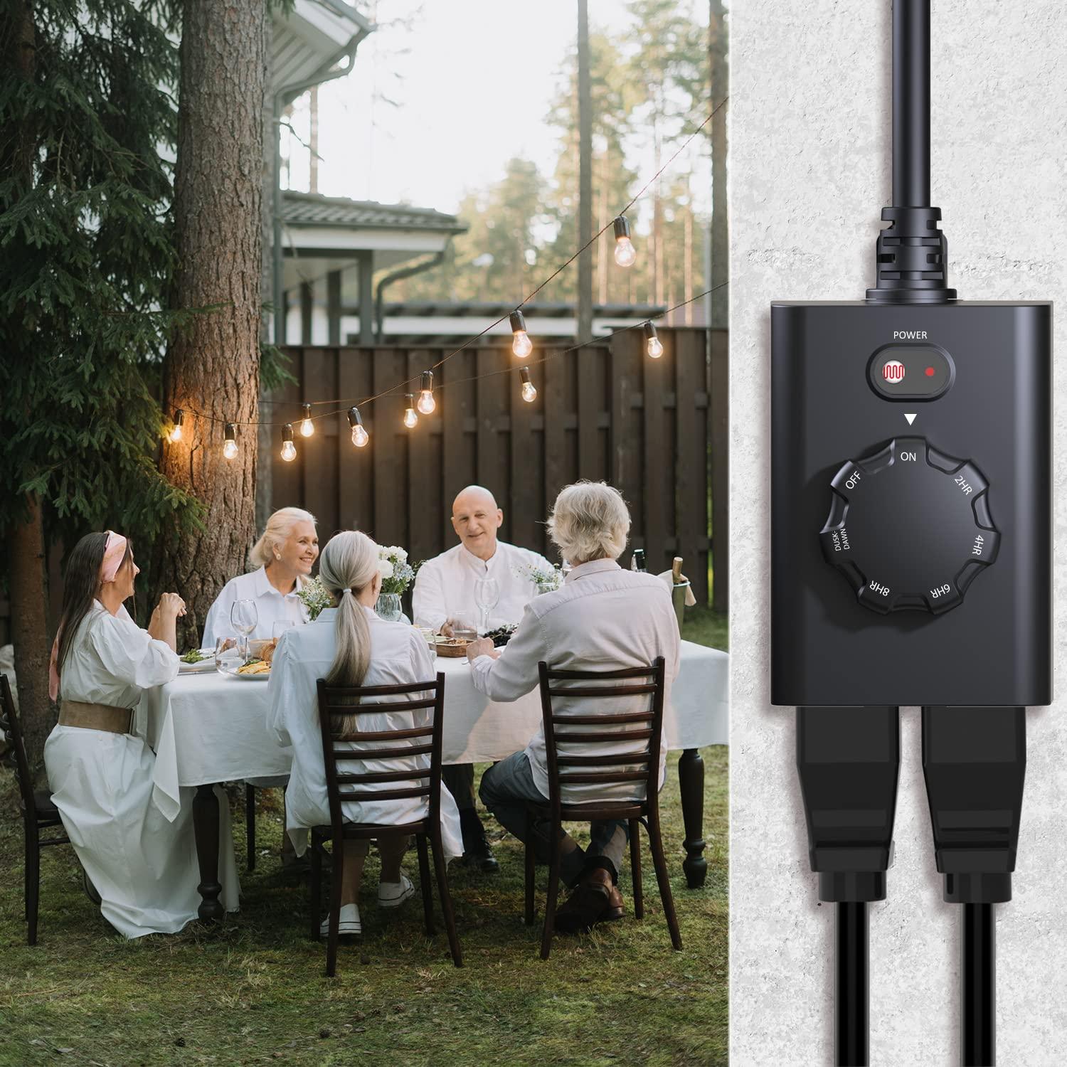 Temporizador Exterior Minoston MP41T 2 Salidas 2 Paquete