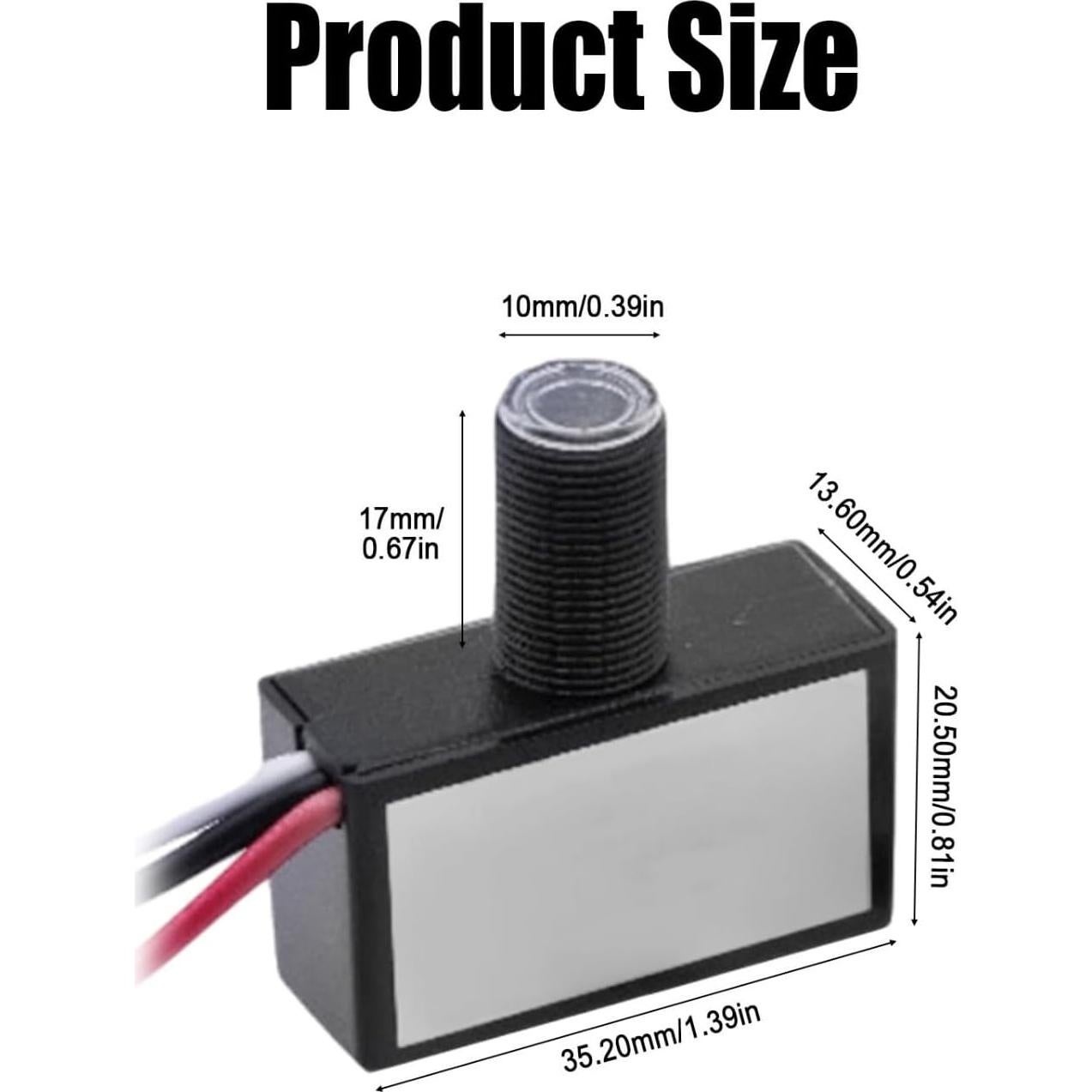 6 Interruptores Fotoeléctricos Genérico 120V para Iluminación Exterior