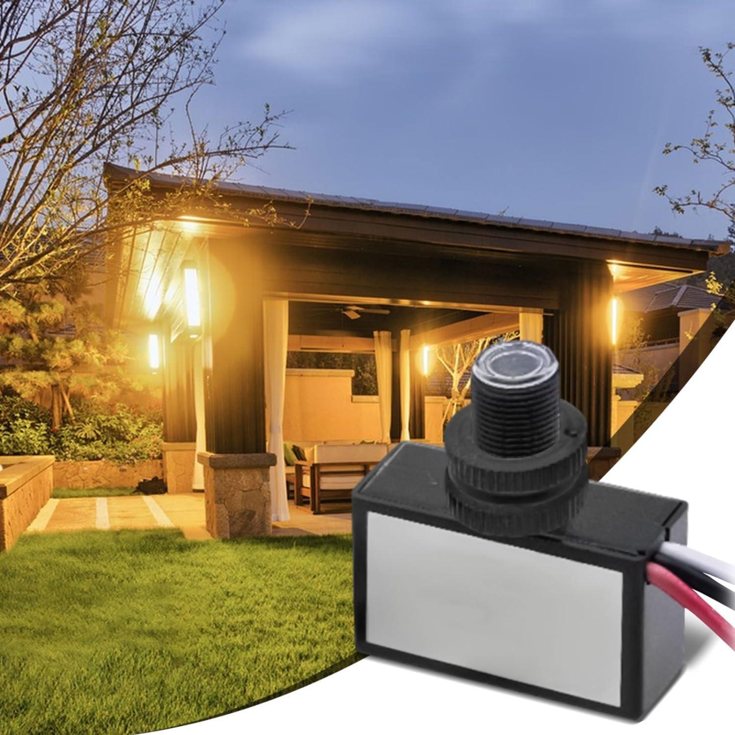 6 Interruptores Fotoeléctricos Genérico 120V para Iluminación Exterior