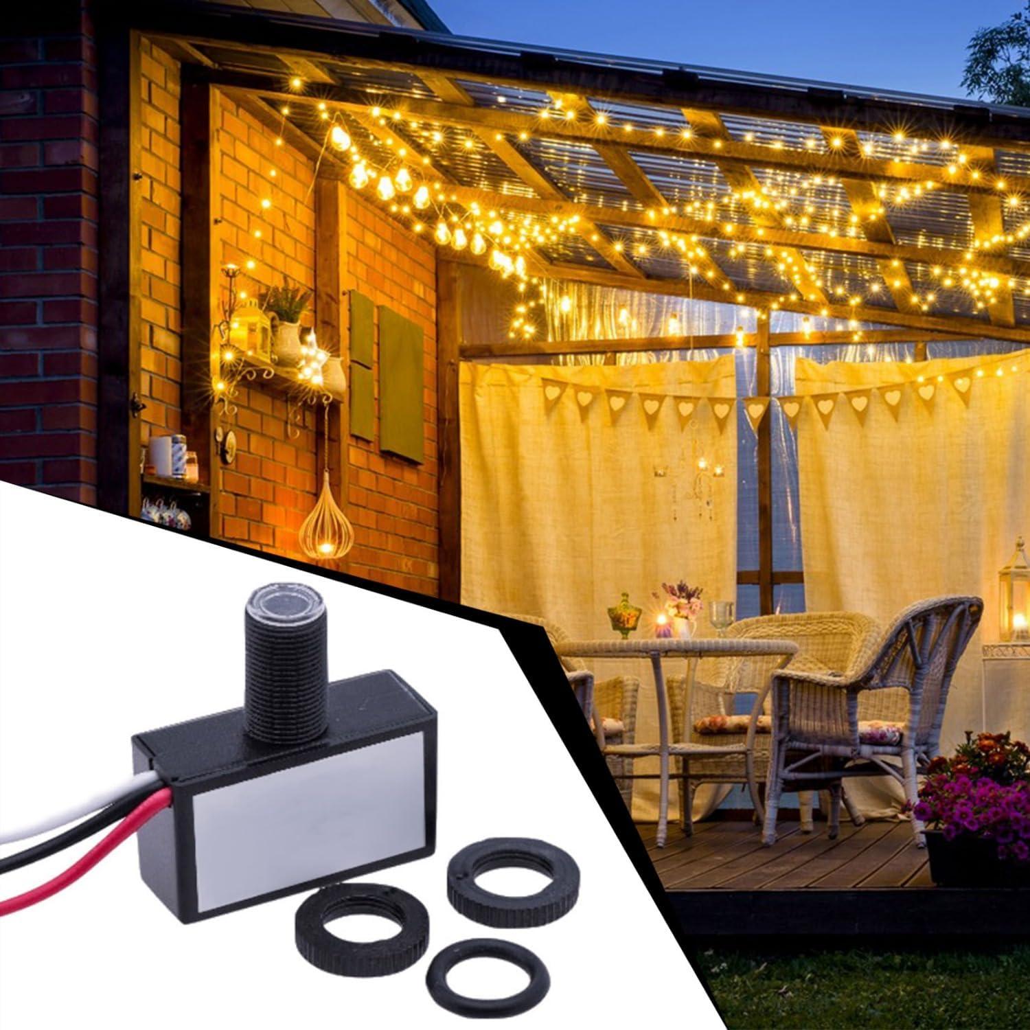 6 Interruptores Fotoeléctricos Genérico 120V para Iluminación Exterior