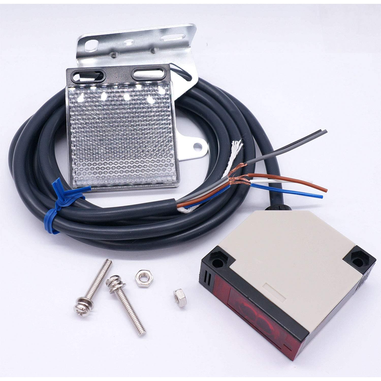 Sensor Fotoeléctrico Taiss E3JK-R4M1 12-240VDC 24-240VAC 3m