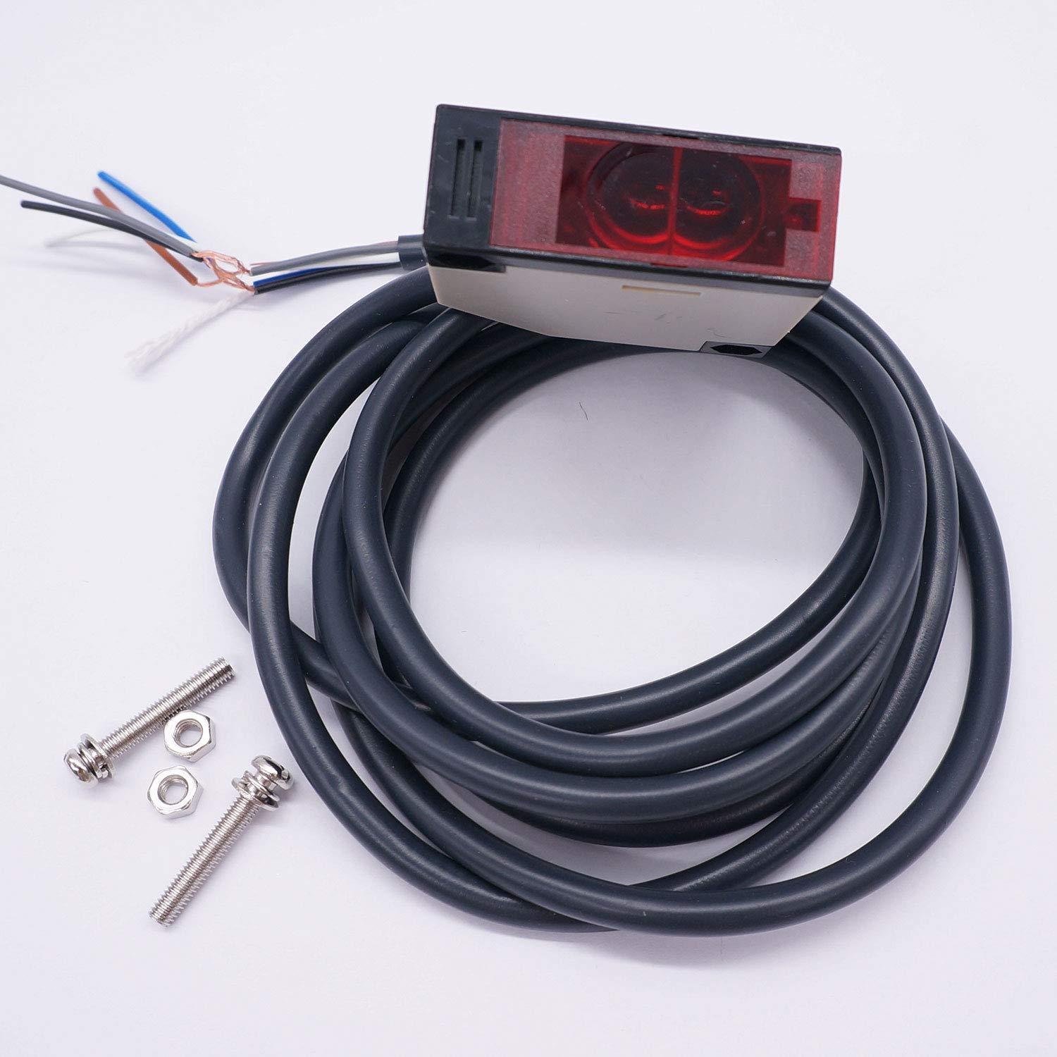 Sensor Fotoeléctrico Taiss E3JK-R4M1 12-240VDC 24-240VAC 3m