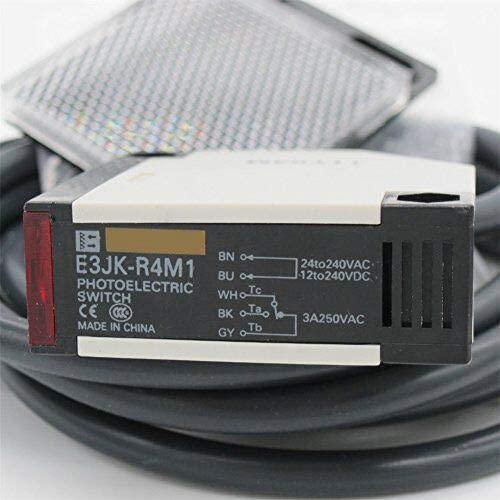 Sensor Fotoeléctrico Taiss E3JK-R4M1 12-240VDC 24-240VAC 3m