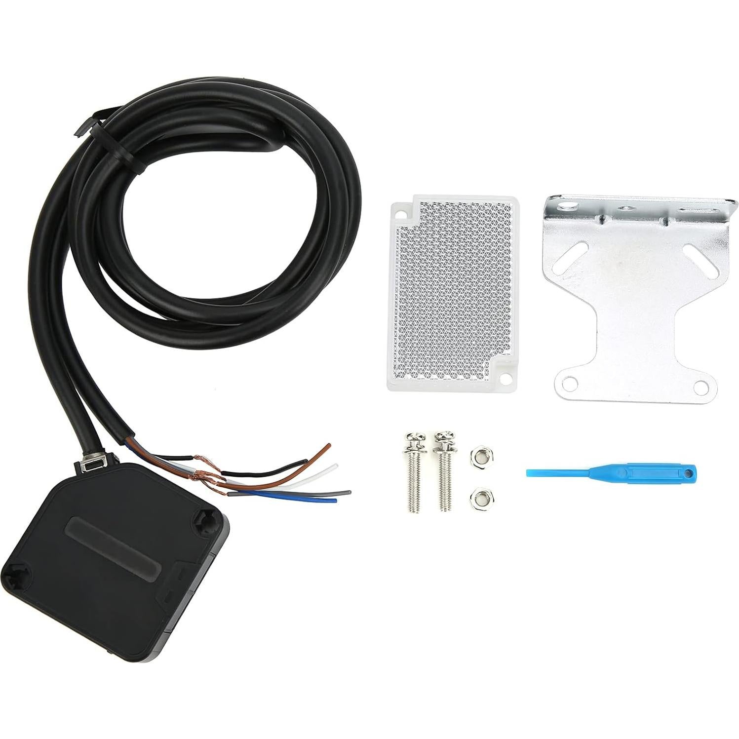 Sensor Fotoeléctrico Alvinlite 24-240V 5m Detección Industrial