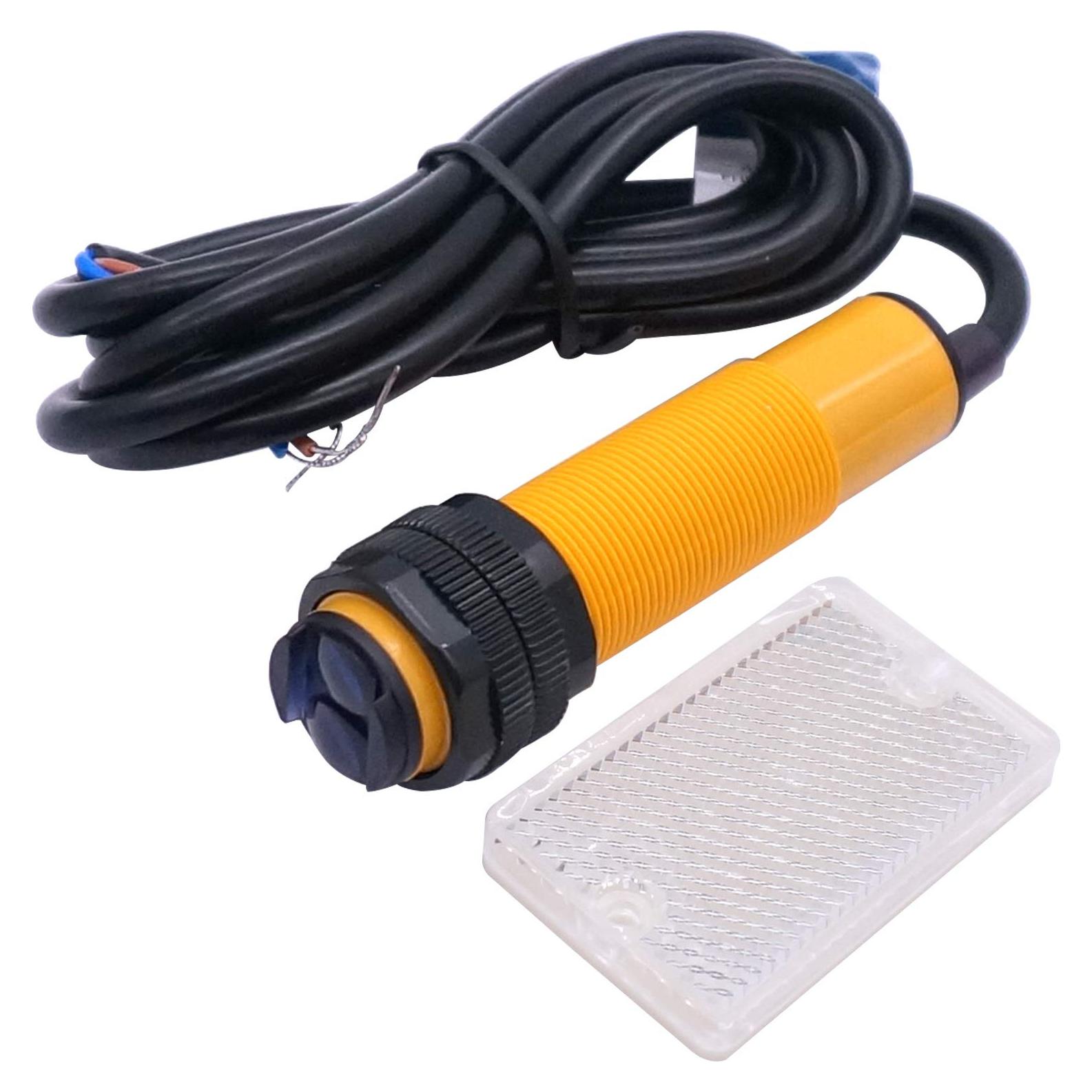 Interruptor fotoeléctrico Taiss E3F-R2P1 2m PNP NO 6-36VDC