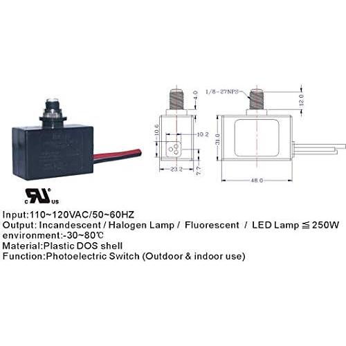 Interruptor Fotoeléctrico LED Zing Ear SNR-500RY 250W