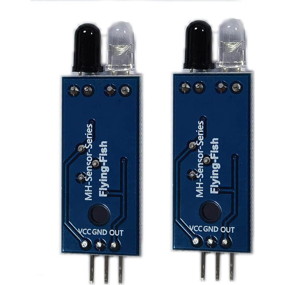 Kiro&Seeu 5 Piezas Sensor Infrarrojo Evitador de Obstáculos 2-30cm