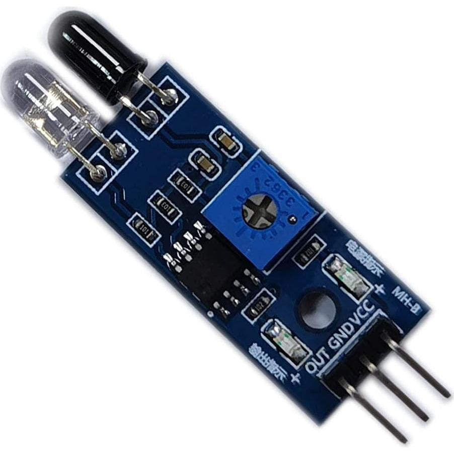 Kiro&Seeu 5 Piezas Sensor Infrarrojo Evitador de Obstáculos 2-30cm