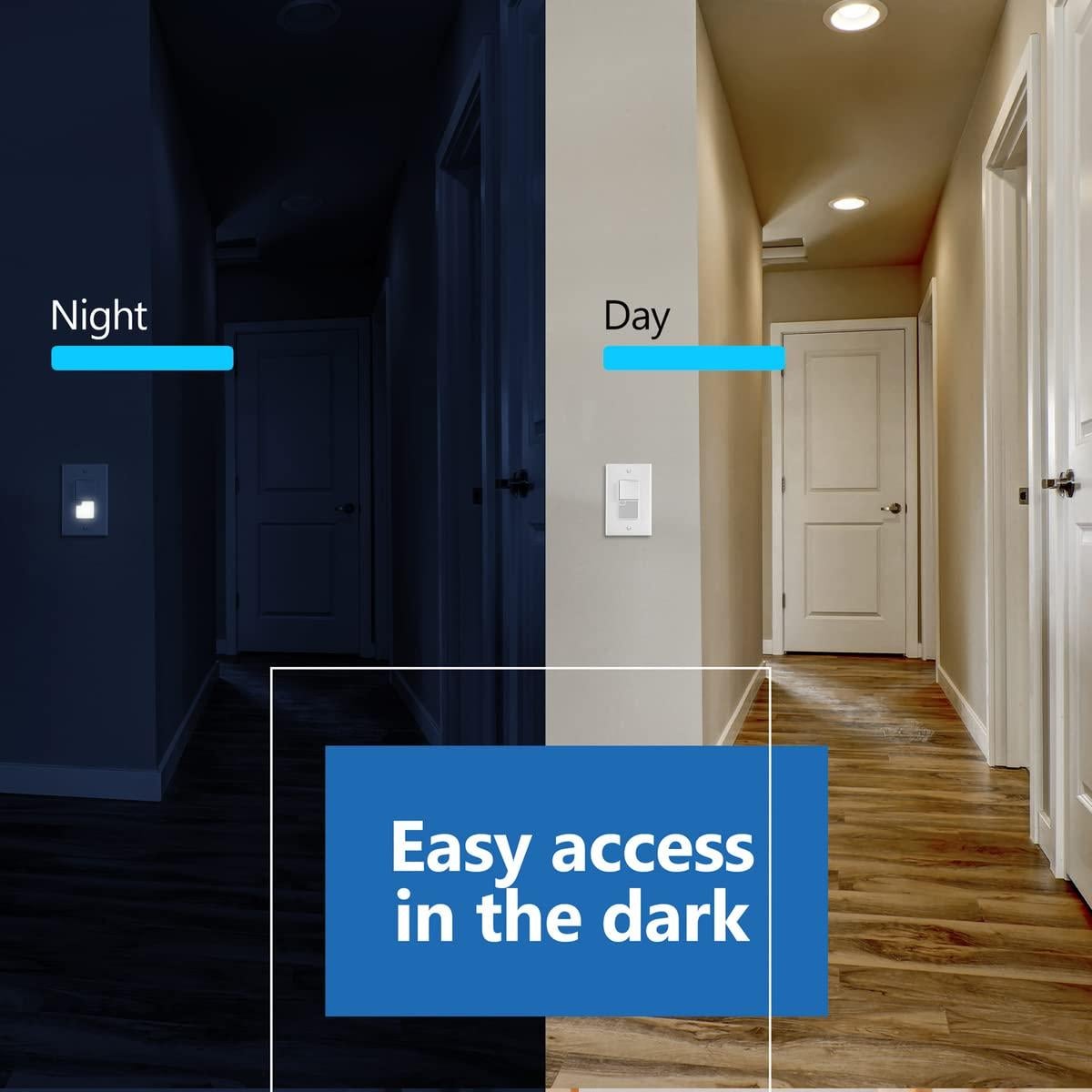 Interruptor de Luz LED LIDER con Sensor Automático 2-Pack