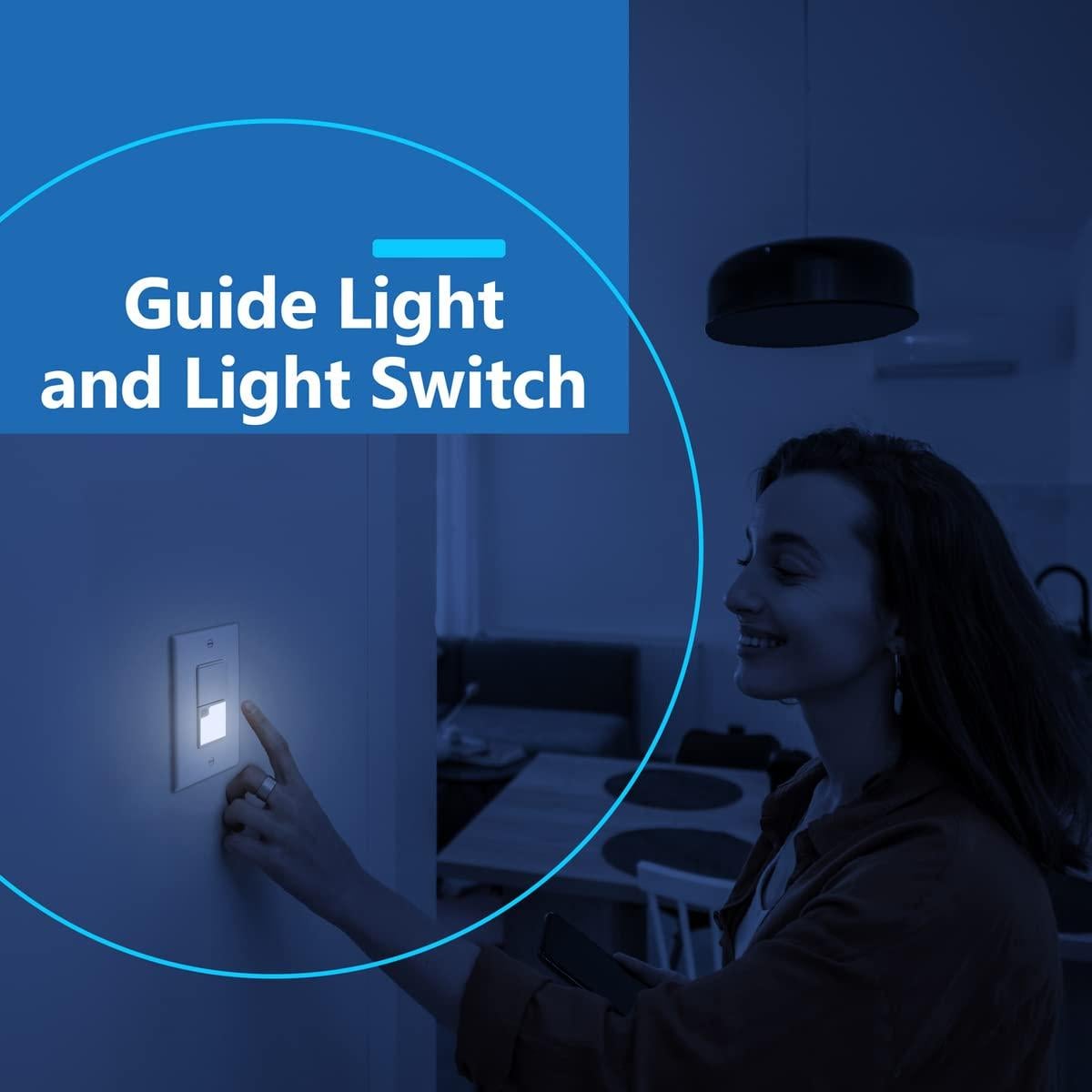 Interruptor de Luz LED LIDER con Sensor Automático 2-Pack