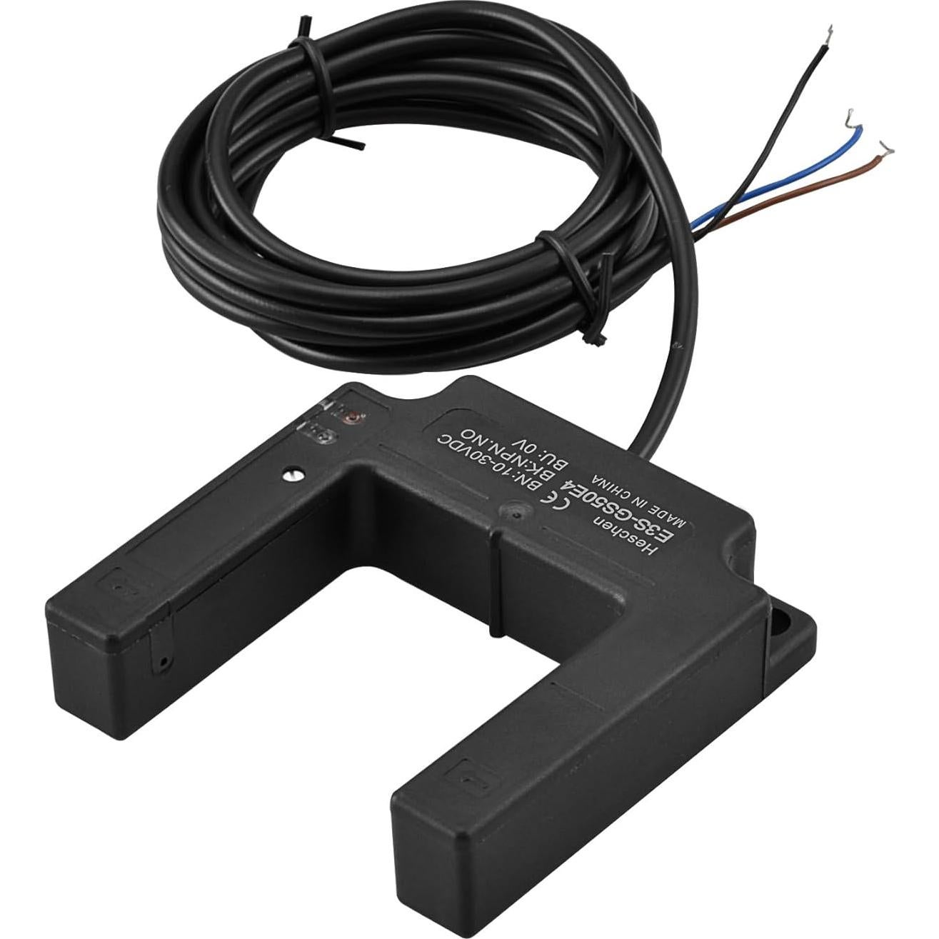 Sensor Fotoeléctrico Heschen E3S-GS50E4 NPN 10-30V Tipo Difuso 50mm