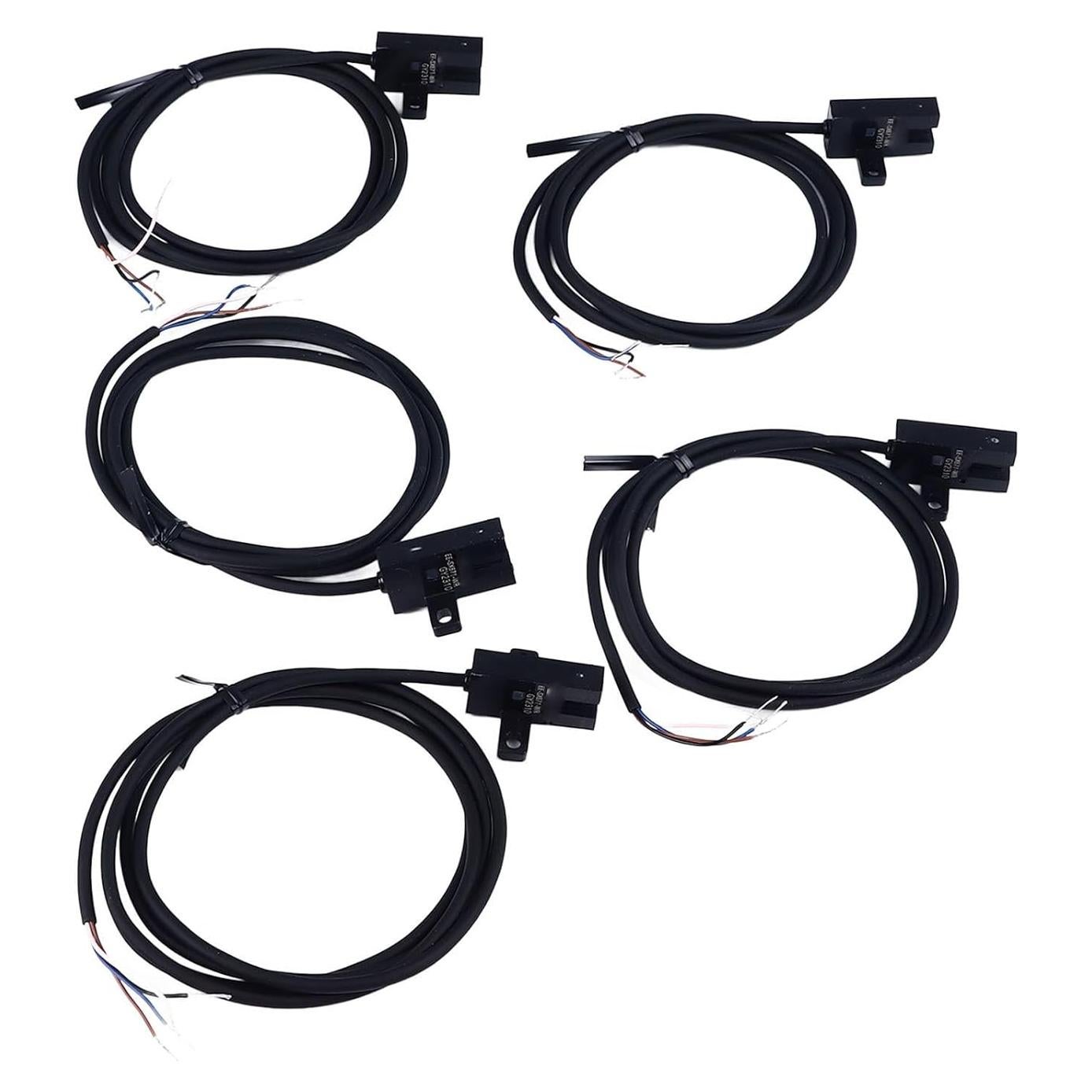 5 Sensores Fotoeléctricos NPN WALFRONT DC 5-24V Ranura U