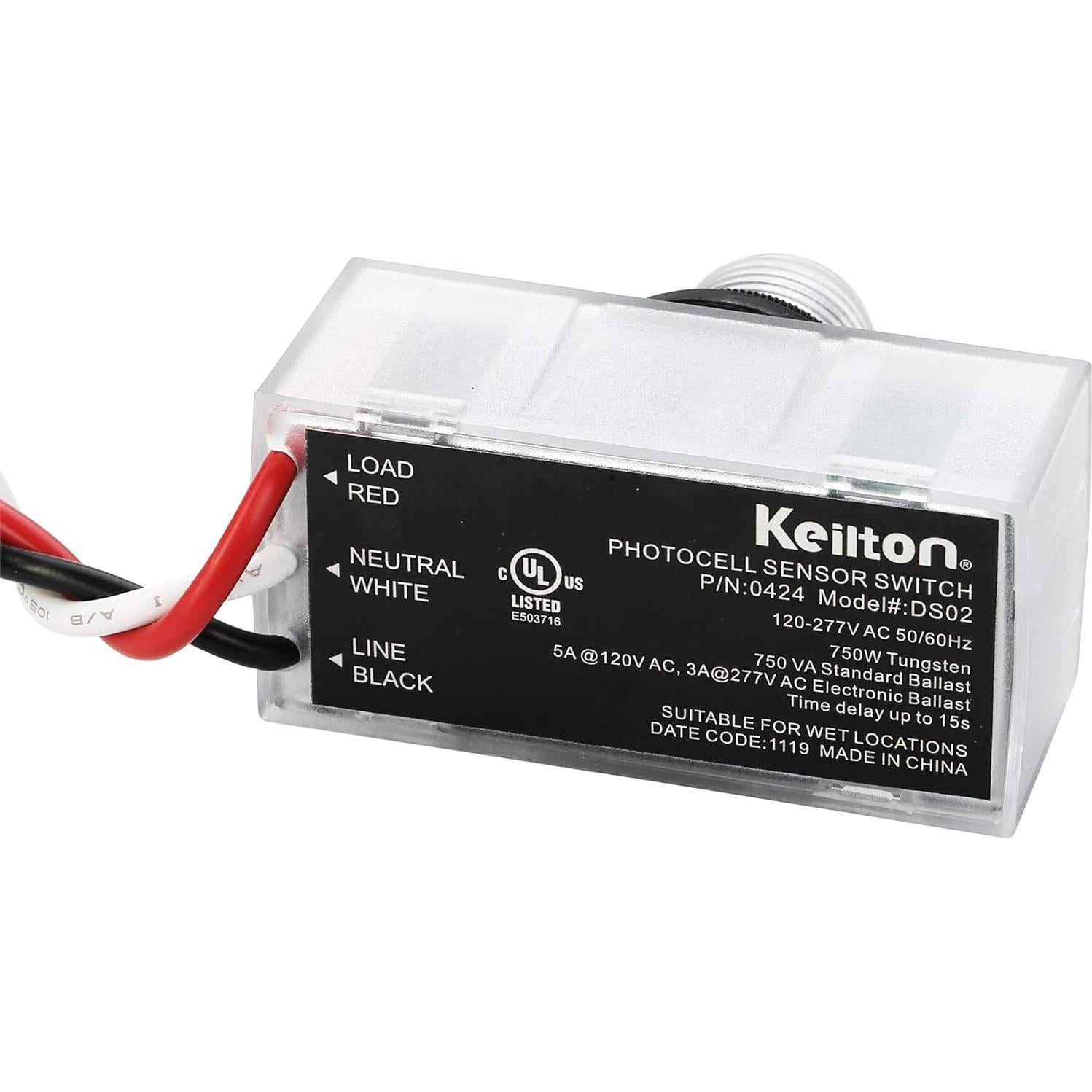 Sensor Fotocélula Automático Keilton 120-277V IP65 1 Paquete