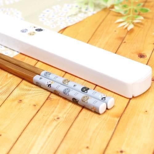 Palillos Japoneses de Bambú JapanBargain 22.23 cm con Estuche