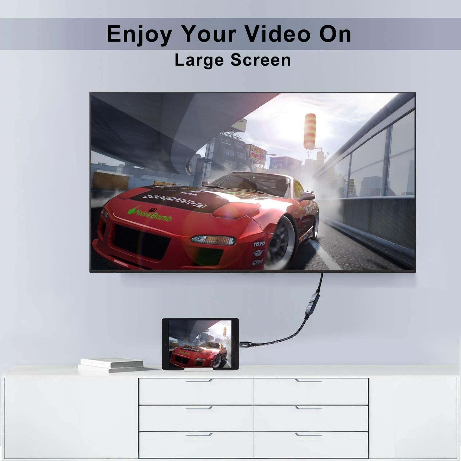 Adaptador Micro HDMI a HDMI Twozoh 2 Pack 4K 60Hz