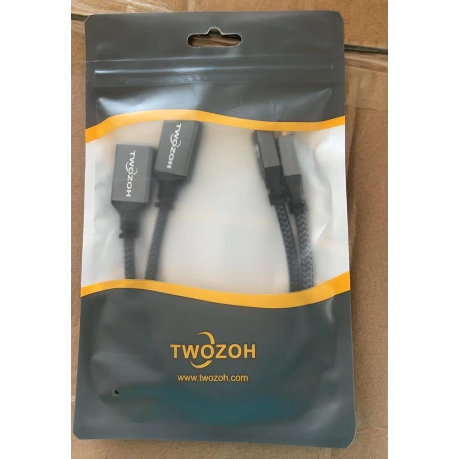 Adaptador Micro HDMI a HDMI Twozoh 2 Pack 4K 60Hz