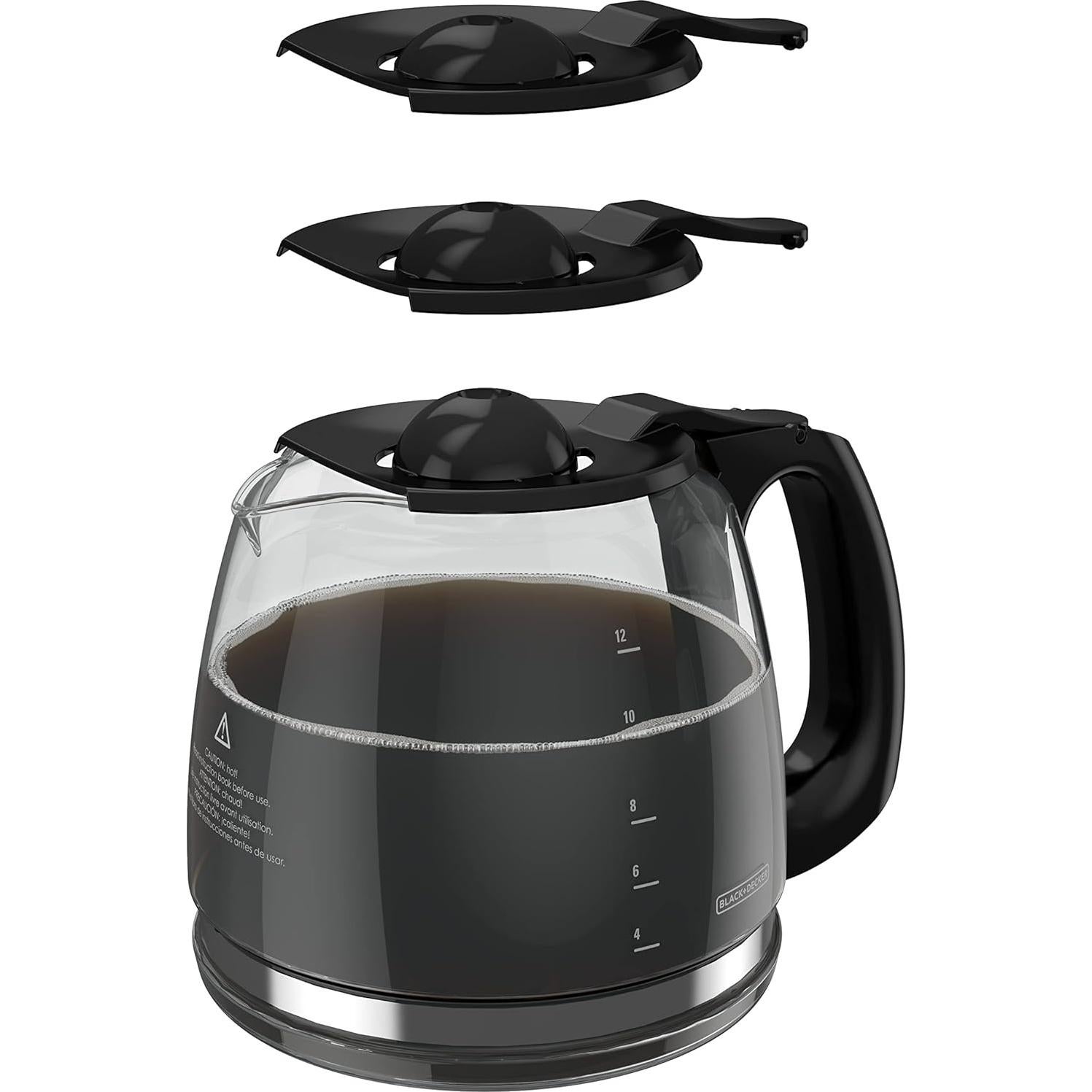 Jarra de Reemplazo BLACK+DECKER 12 Tazas Vidrio Duralife