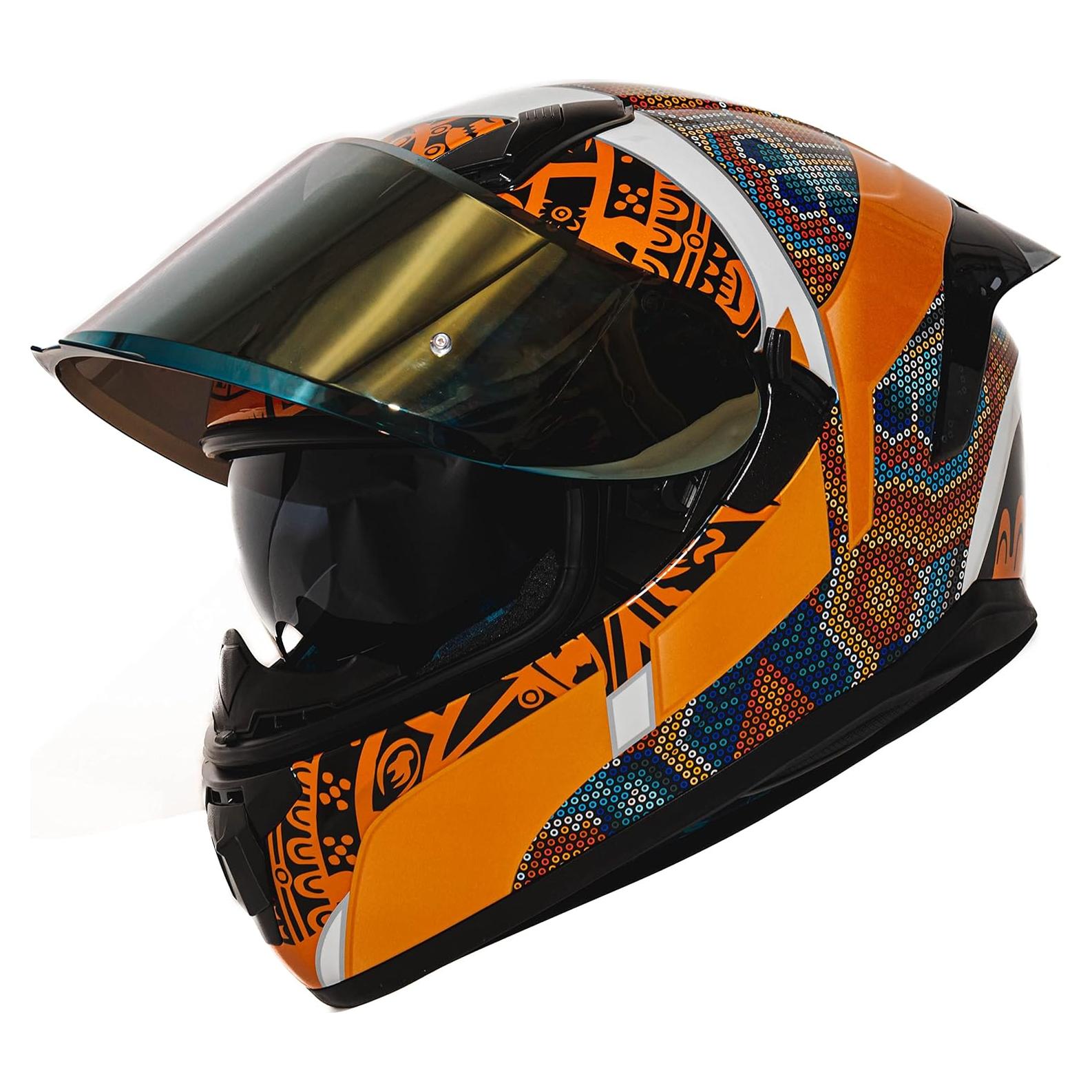 Casco Integral HAX Obsidian Doble Visera Adulto 2,06 kg