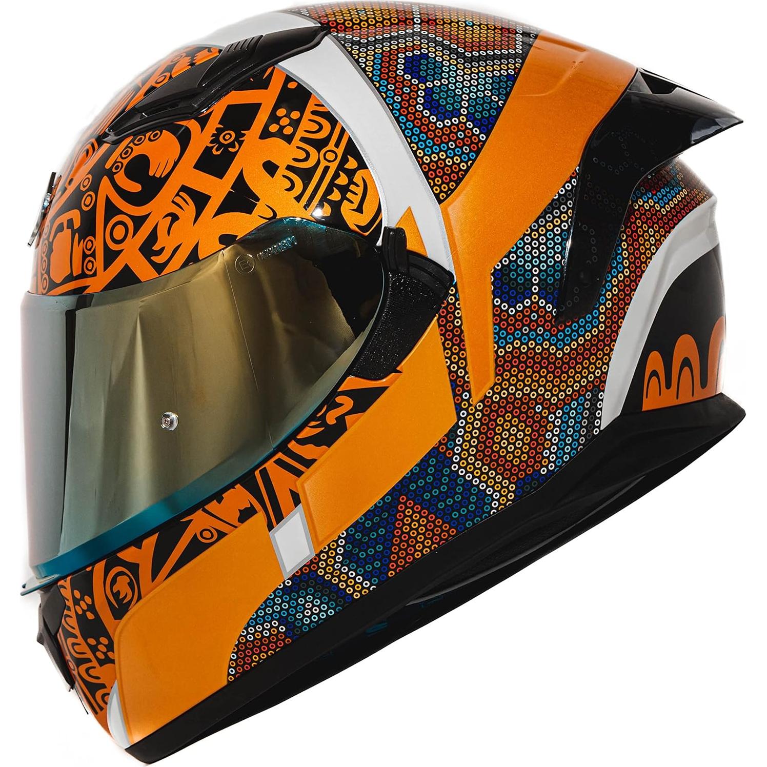 Casco Integral HAX Obsidian Doble Visera Adulto 2,06 kg