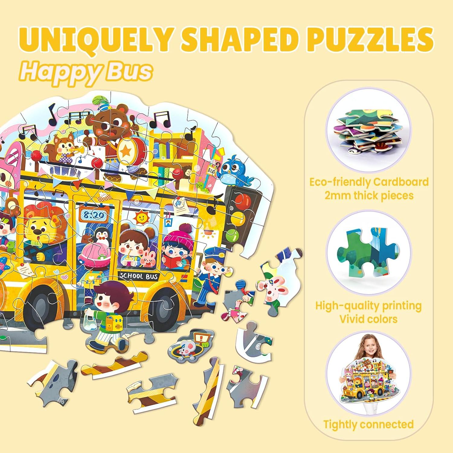 Rompecabezas de Autobús ELX 59 Piezas para Niños 3+