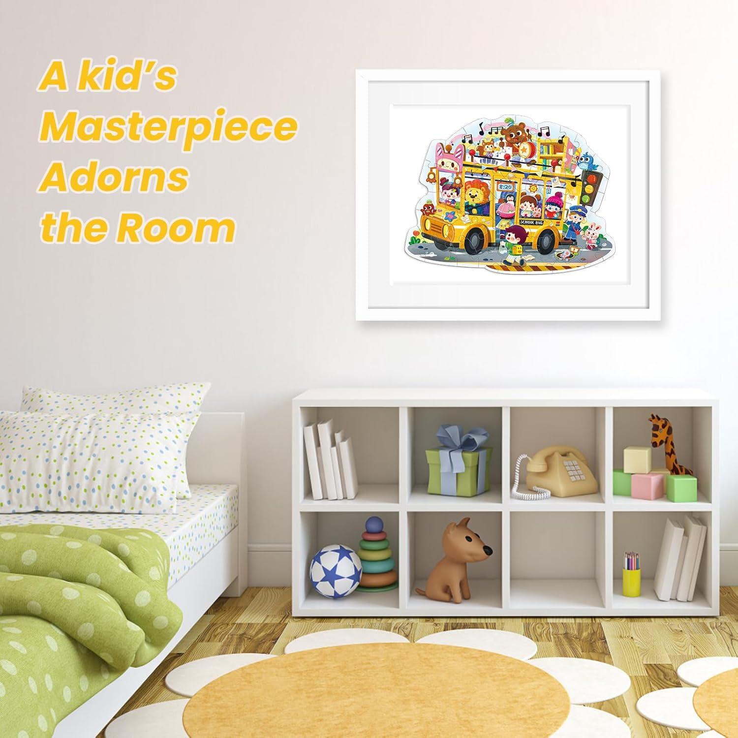 Rompecabezas de Autobús ELX 59 Piezas para Niños 3+