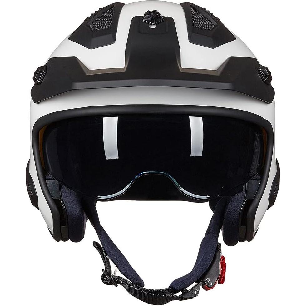 Casco Abierto ILM 726X para Motocicleta Blanco S