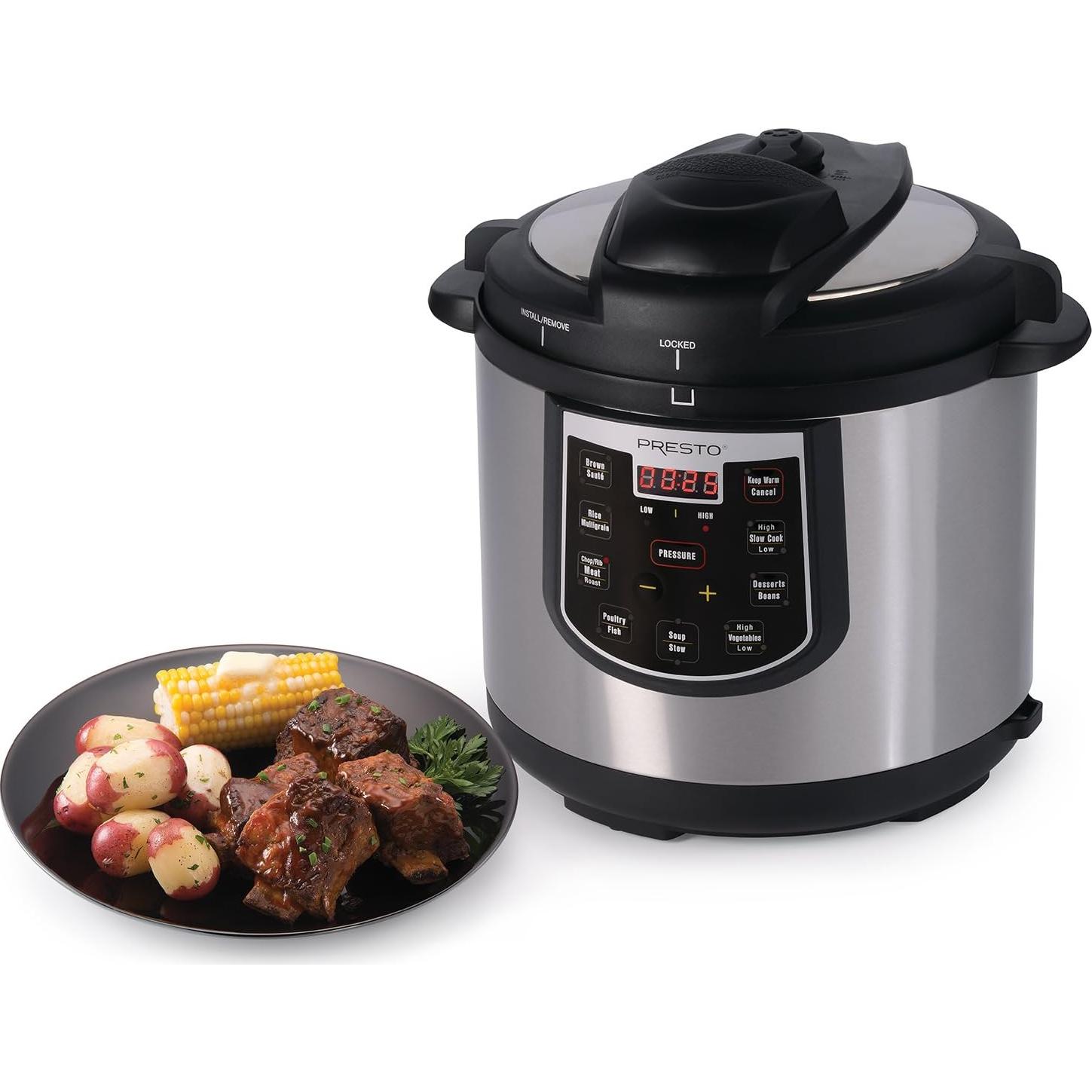 Olla de Presión Eléctrica Presto 02141 5.68L Cerámica