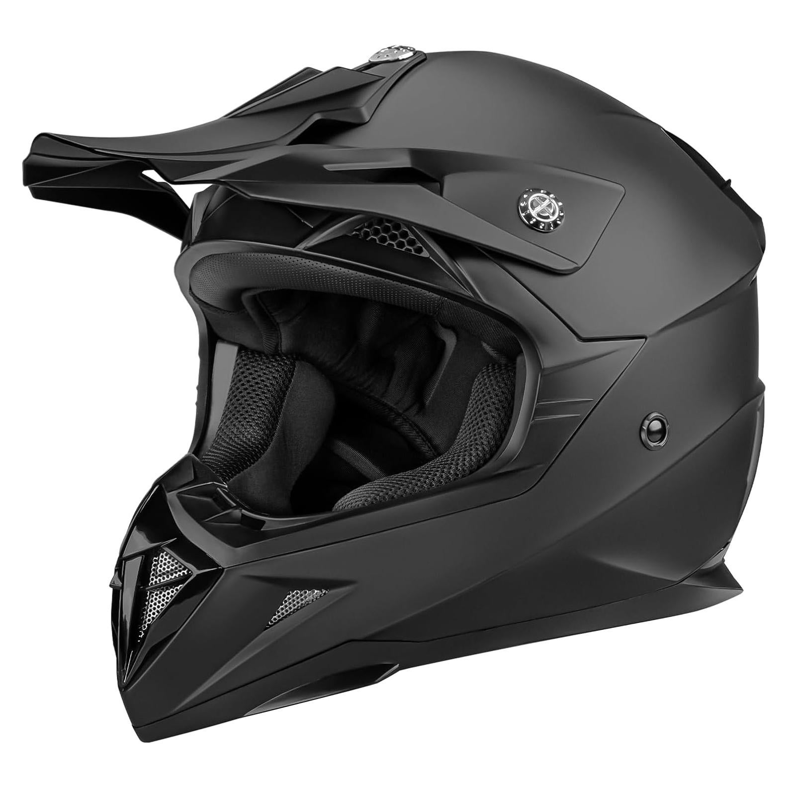 Casco YEMA YM-915 para Motocicleta Negro Mate 1.27 kg