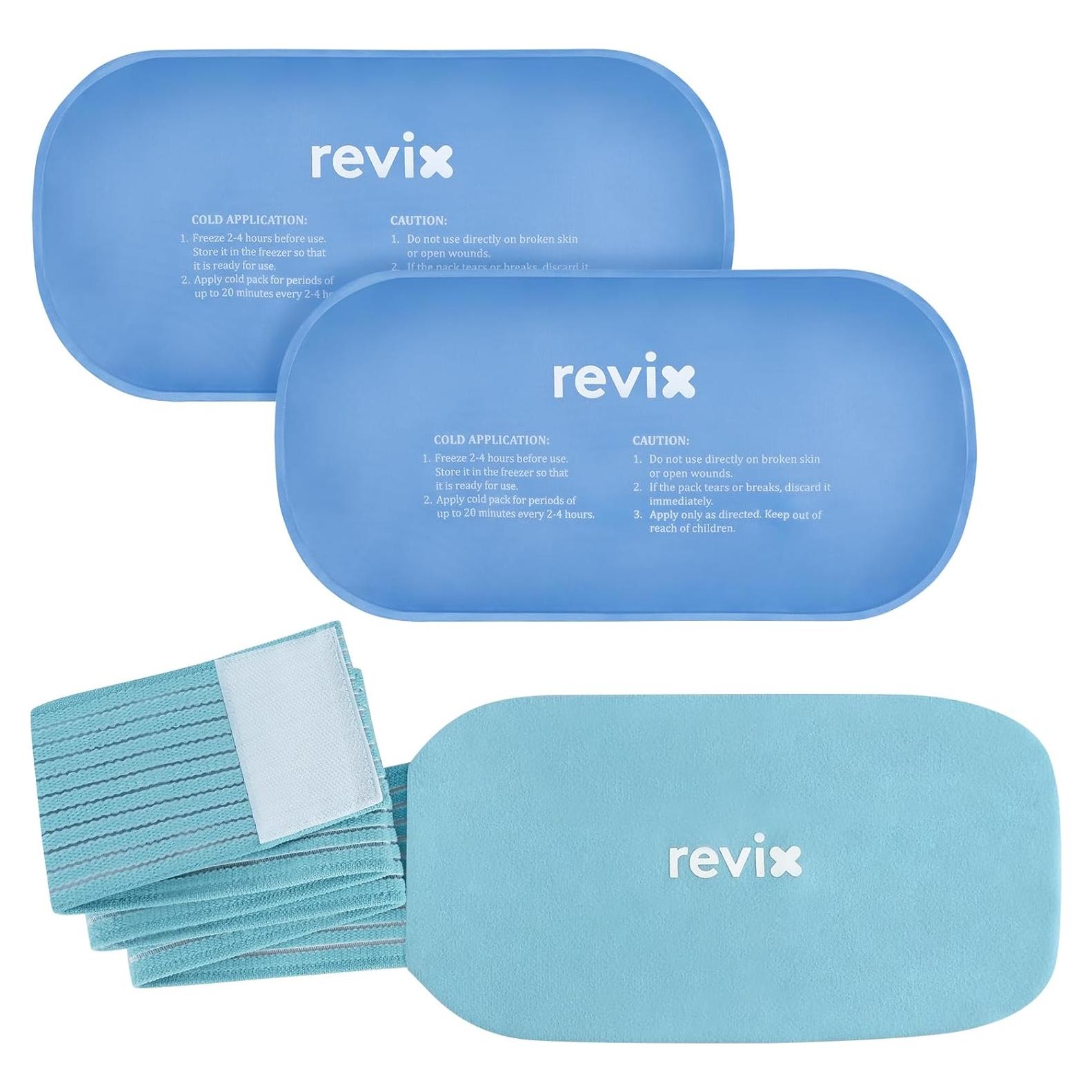 Paquete de Hielo Reutilizable REVIX 25.4x12.7cm Azul