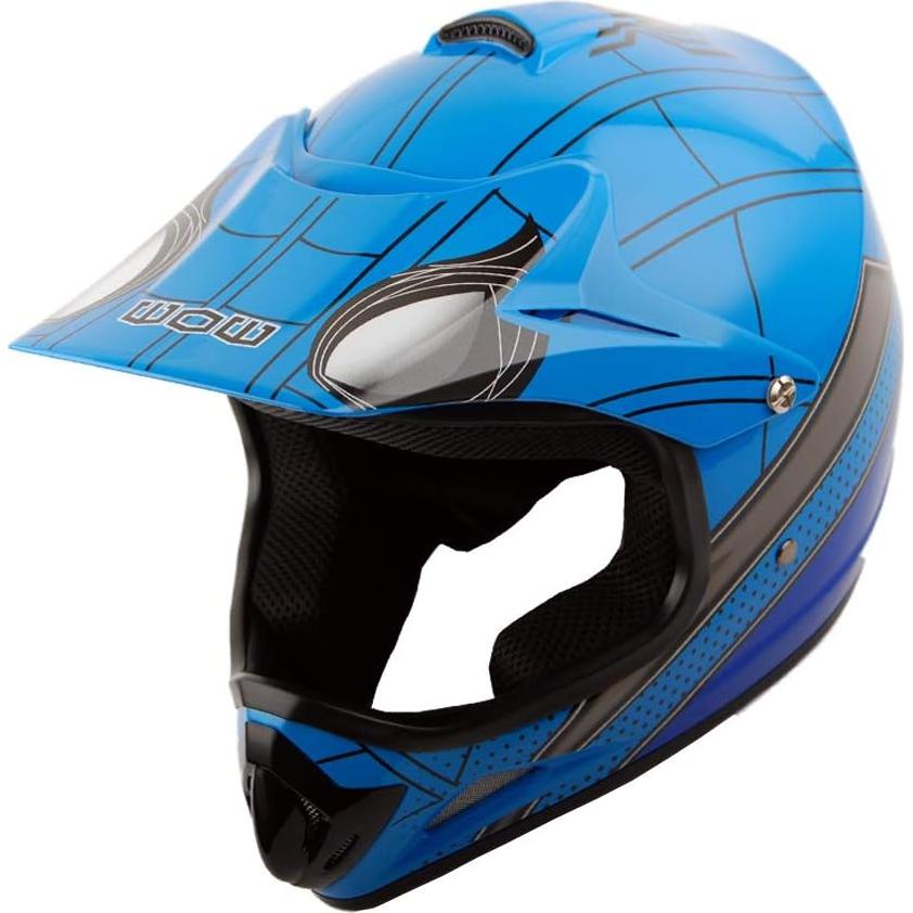 Casco MX WOW HJOY D Paquete + Gafas y Guantes Juvenil