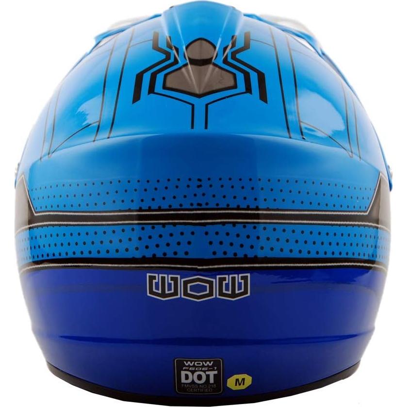 Casco MX WOW HJOY D Paquete + Gafas y Guantes Juvenil