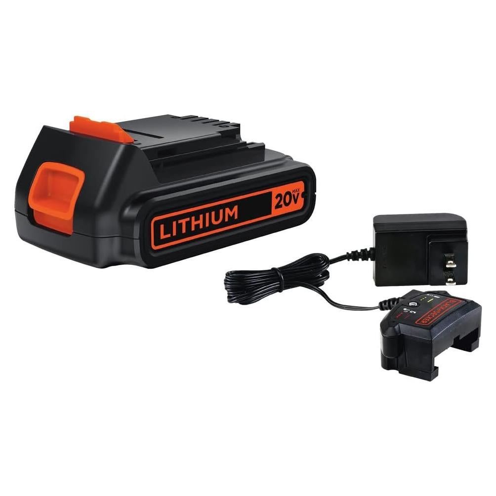 Batería de Litio Ión Black+Decker 20V Max 1.5Ah + Cargador