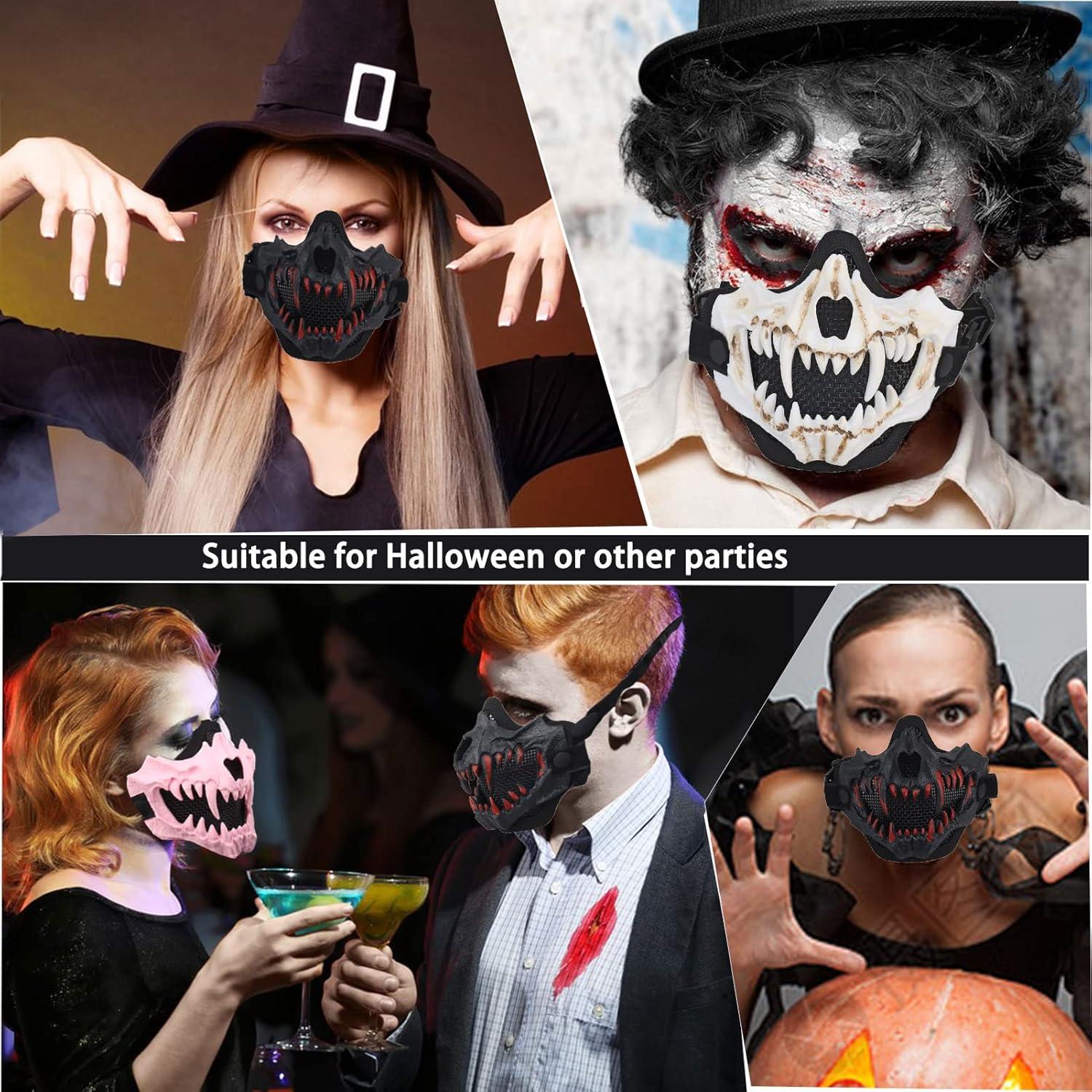 Máscara Táctica de Medio Rostro FantasyGears Calavera Airsoft