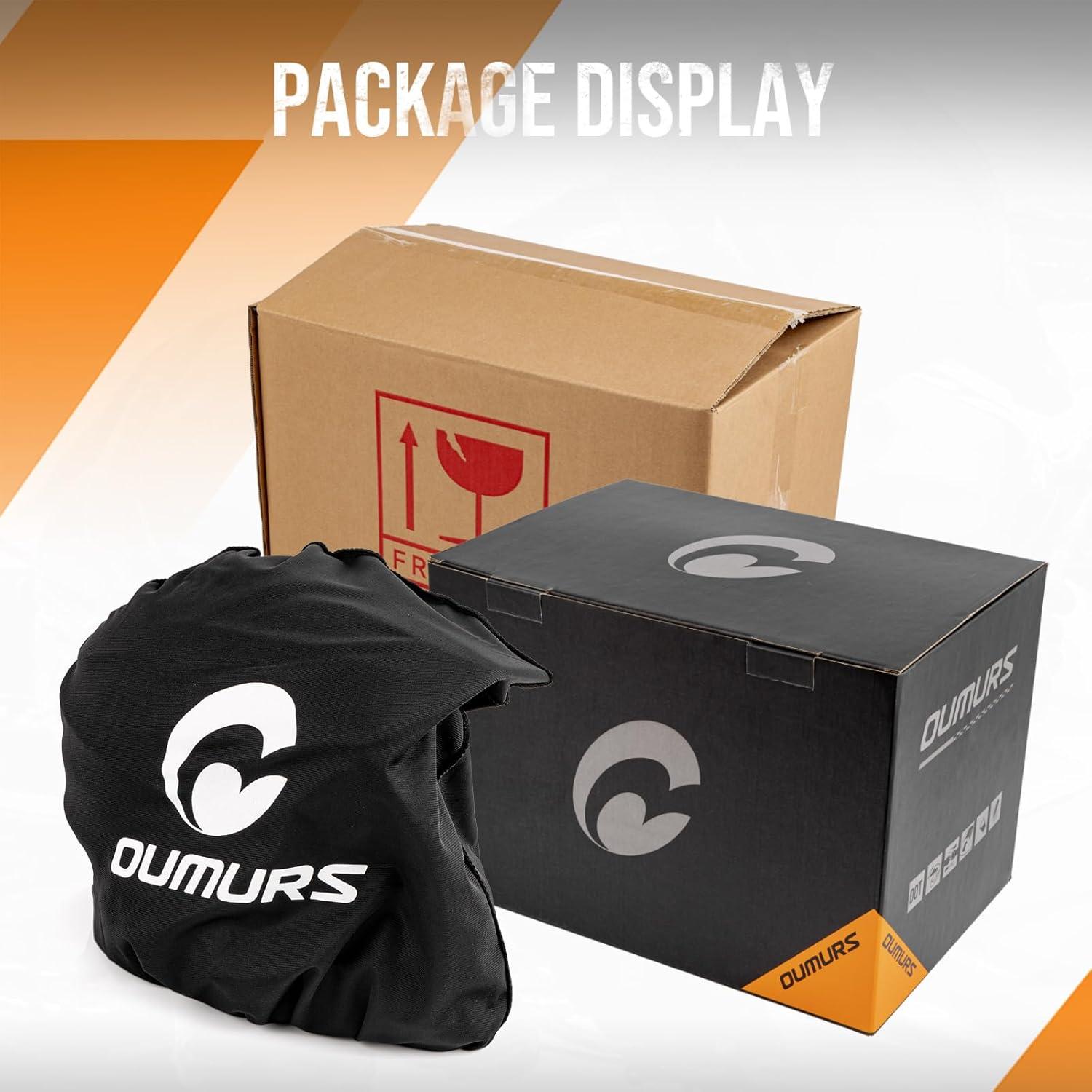 Casco OUMURS HD-806 ATV Adulto con Guantes y Gafas