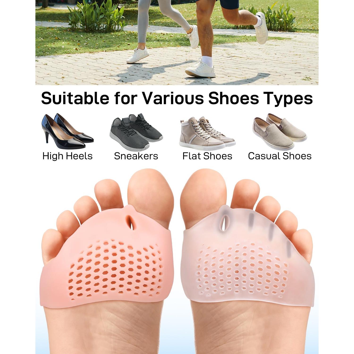 Separadores de Dedos de Silicona Snqqmtt para Alivio de Juanetes