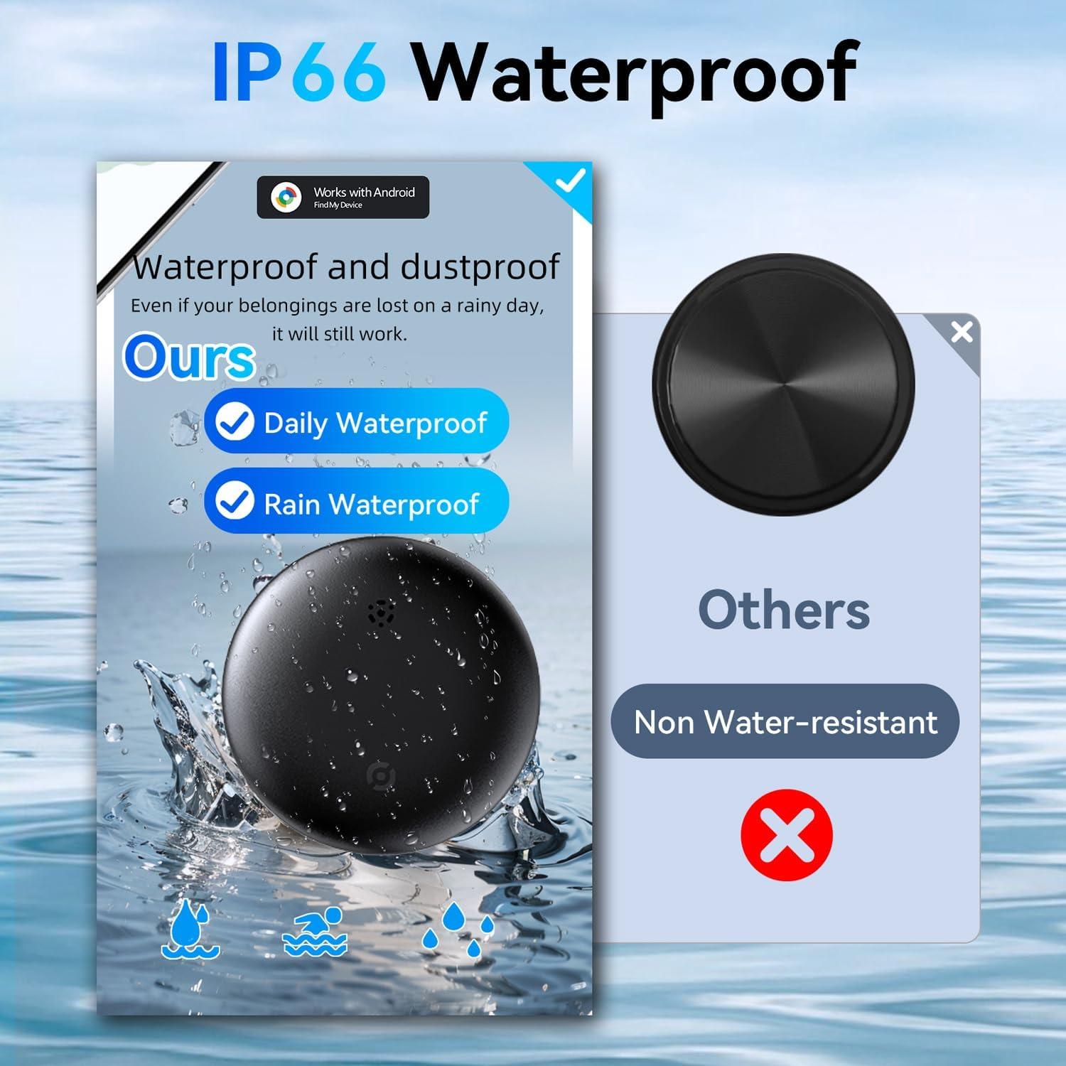 Etiquetas Bluetooth Inteligentes Delumu - Paquete de 4, Rastreo Android