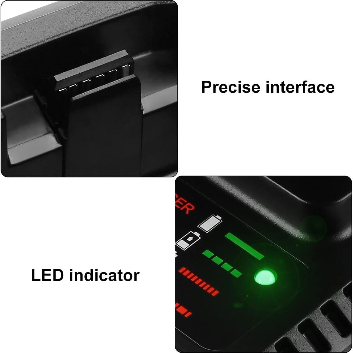 Cargador Rápido Energup LCS36 40V para Batería Black & Decker