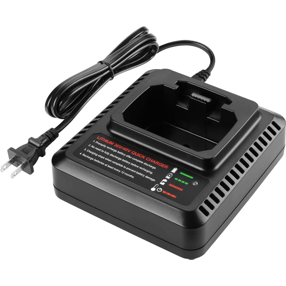 Cargador Rápido Energup LCS36 40V para Batería Black & Decker