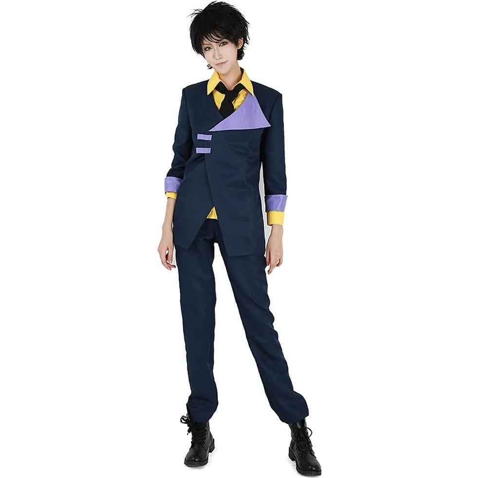 Disfraz de Anime para Hombres Miccostumes Spike Spiegel Azul