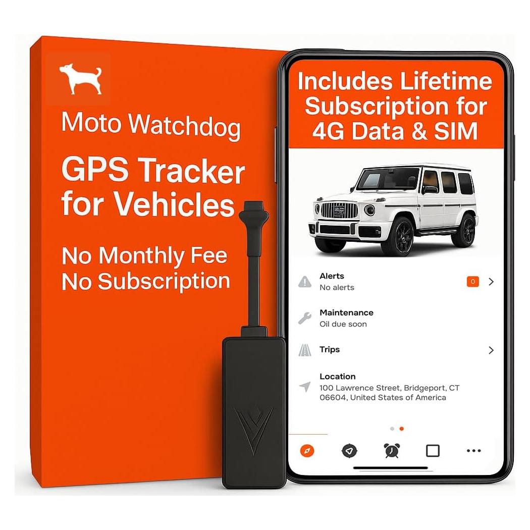 Rastreador GPS por Cable Moto Watchdog Hardwire, Sin Suscripción