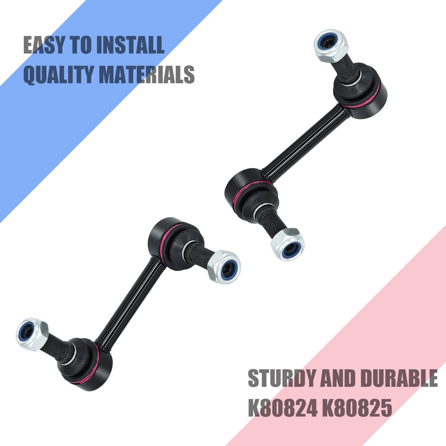 Kit 4 Piezas Enlace Barra Estabilizadora HALEQP K80824 K80825