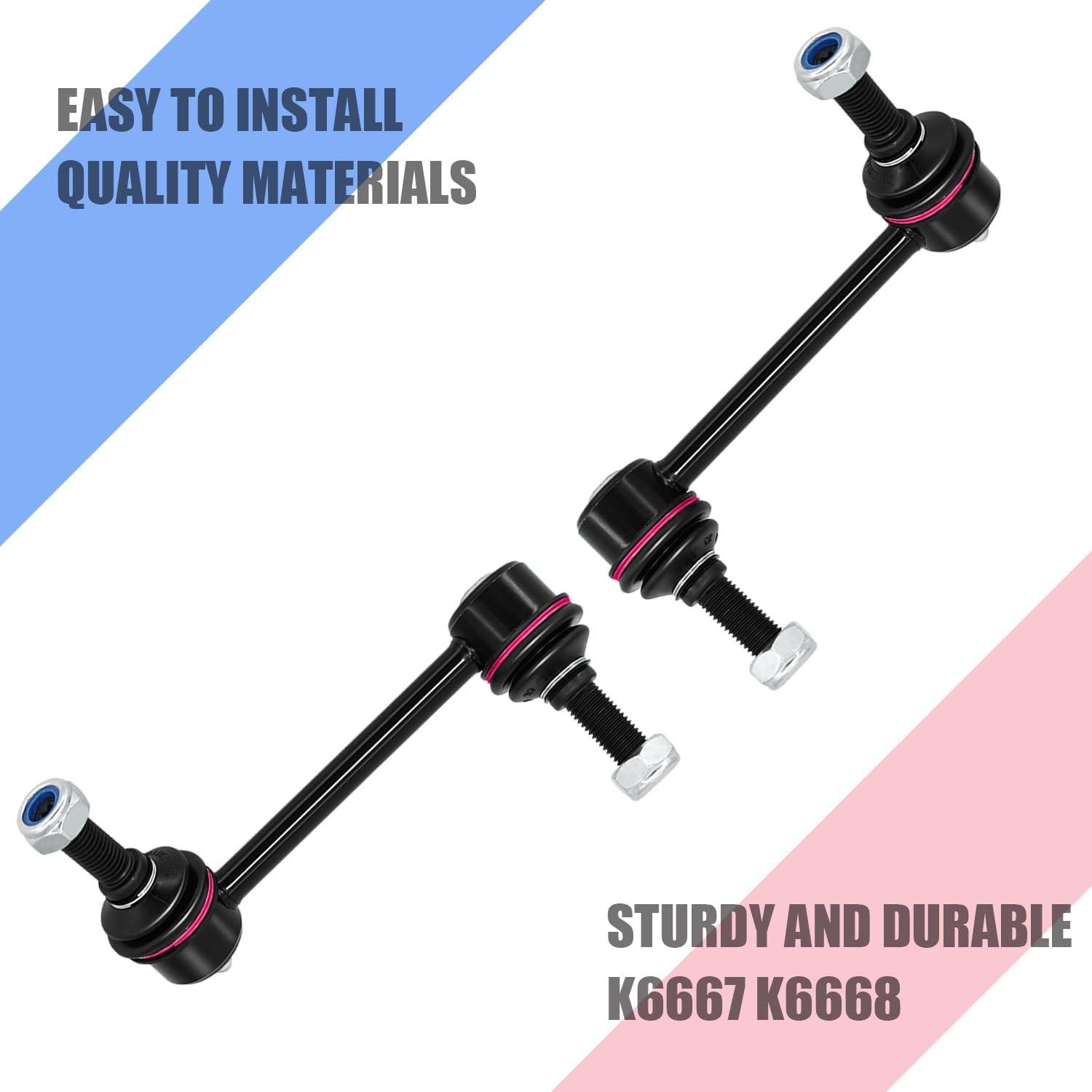 Kit 4 Piezas Enlace Barra Estabilizadora HALEQP K80824 K80825