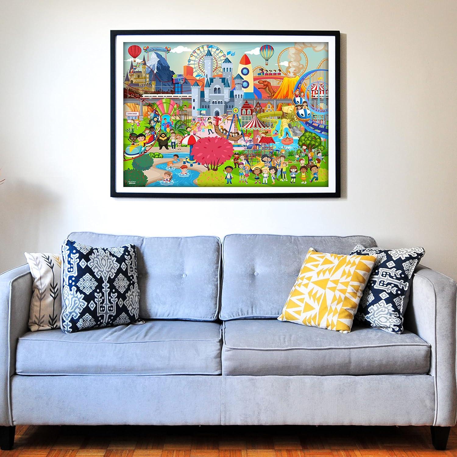 Rompecabezas Think2Master Parque de Diversiones 250 Piezas