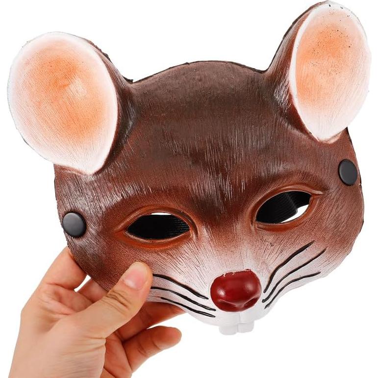 Máscara de Ardilla para Disfraz de Halloween - 1 Unidad