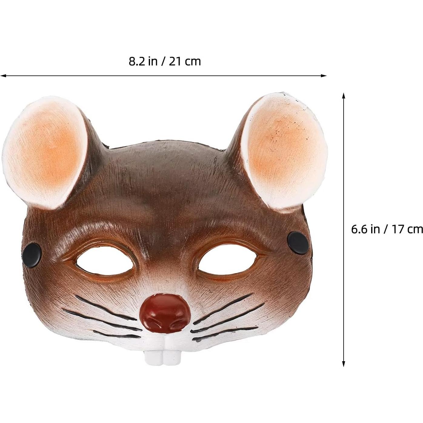 Máscara de Ardilla para Disfraz de Halloween - 1 Unidad