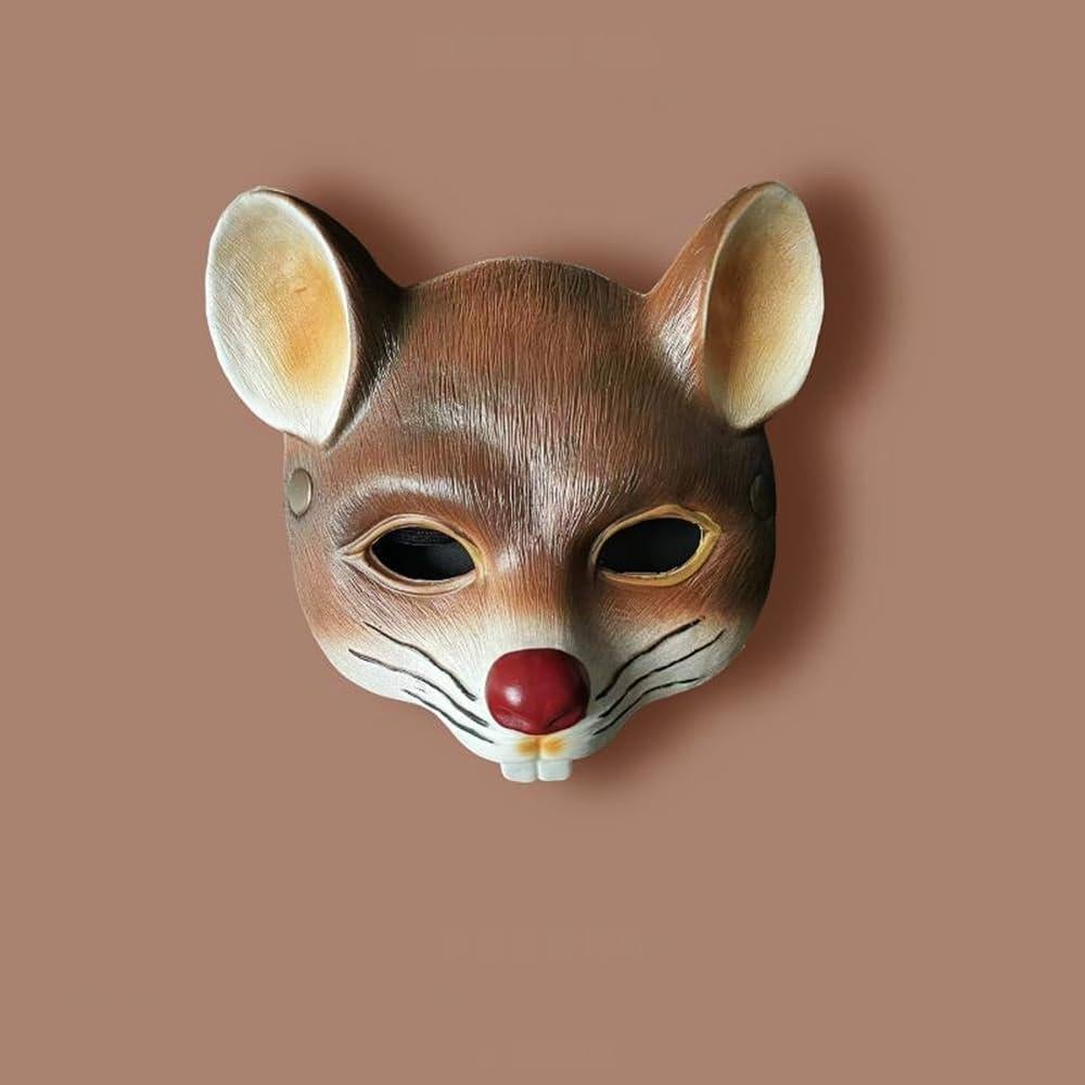 Máscara de Ardilla para Disfraz de Halloween - 1 Unidad