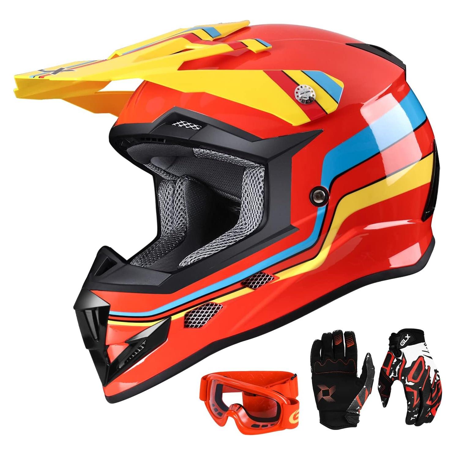Casco GLX GX623 para ATV/Moto de Tierra - Camo Pequeño