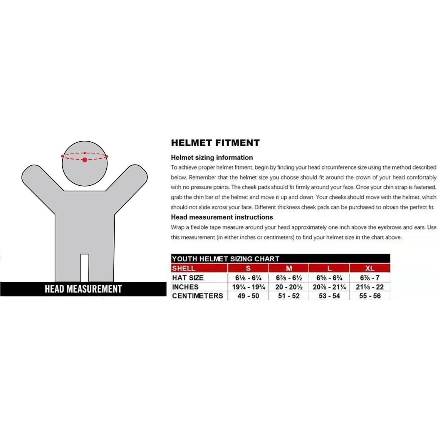 Casco GLX GX623 para ATV/Moto de Tierra - Camo Pequeño